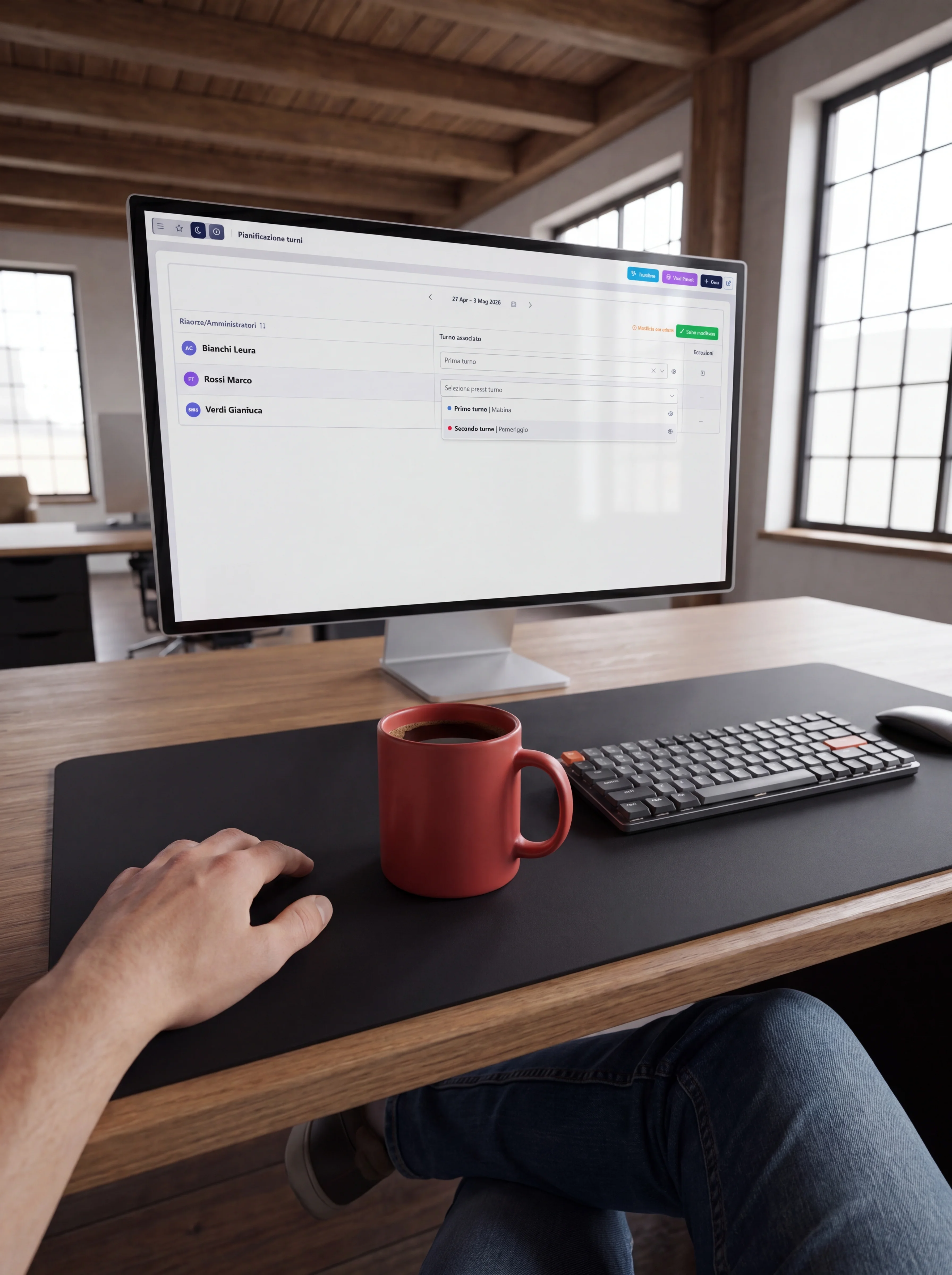 Rilevazione presenze in ufficio